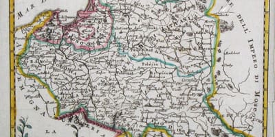 Карта Літвы стары 